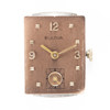 Bulova, "Tank", 21x29 mm, 14k guld, 40-tal