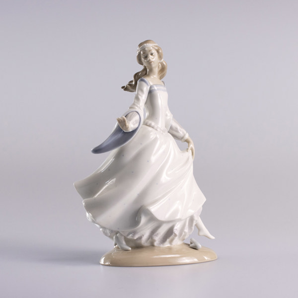 Figurin, Lladro, Spanien, höjd 26 cm