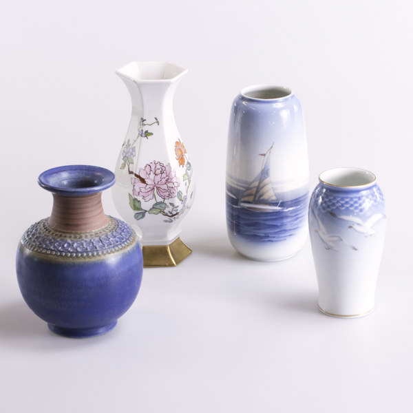 Vaser, 4 st, porslin/keramik, bl a Bing & Gröndahl, Klase_24272a_8db47116fe5e104_lg.jpeg