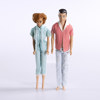 Dockor, 2 st, Barbie, Ken, med tillbehör