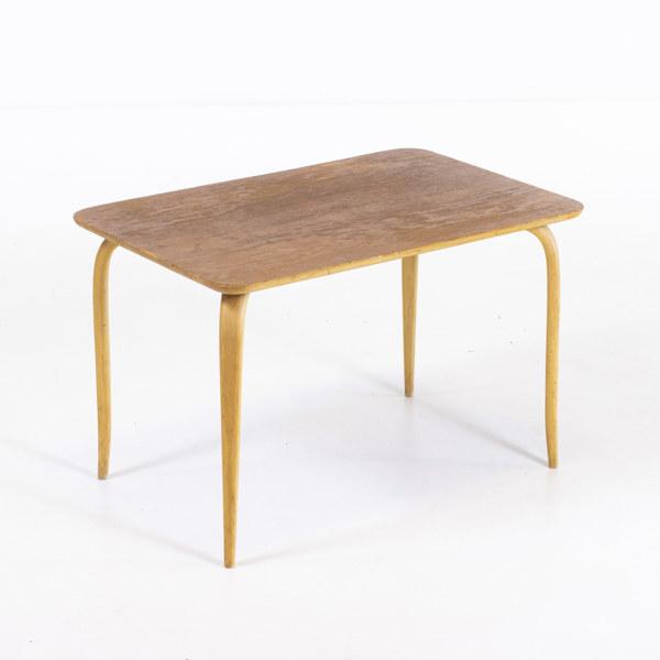 Bruno Mathsson, soffbord, teak/böjträ