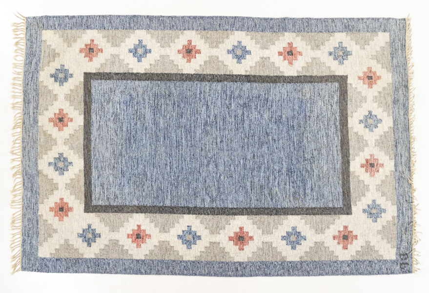 Matta, rölakan, signerad, 250x160 cm