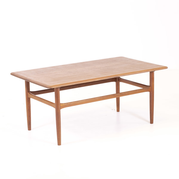 Kurt Östervig, soffbord, teak, Jason Möbler, Danmark, längd 131 cm