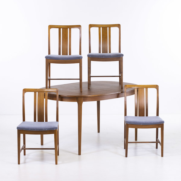 Matmöbel, 5 delar, valnöt, 70-tal, Linde Nilsson, Lammhult