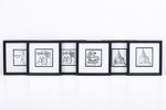 Max Walter Svanberg, inramade tryck, 6 st