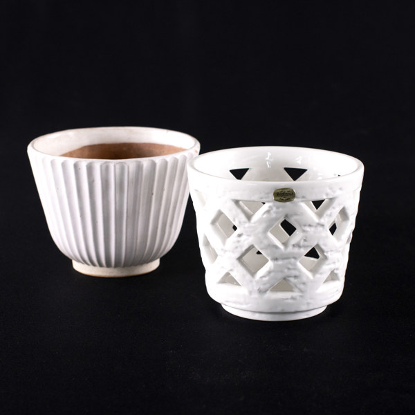 Ytterfoder, 2 st, bl a Gunnar Nylund, högsta 13 cm