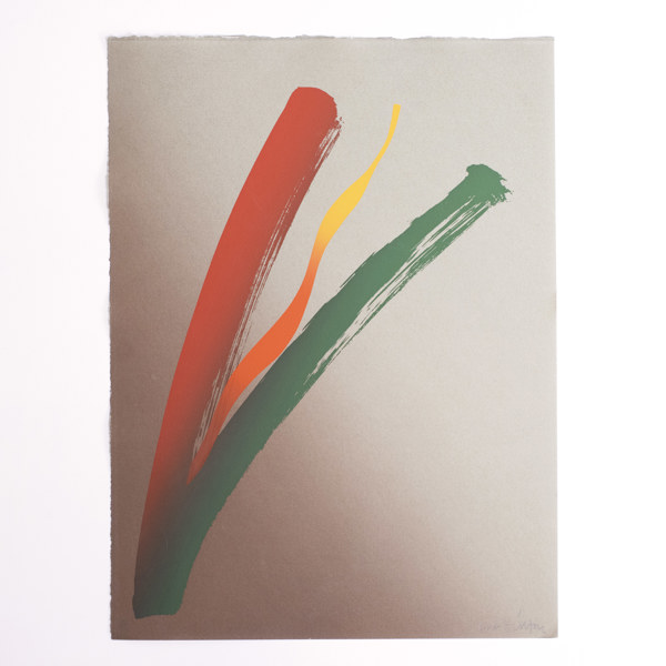 Curt Hillfon, litografi, 67/75, signerad, 40x53 cm