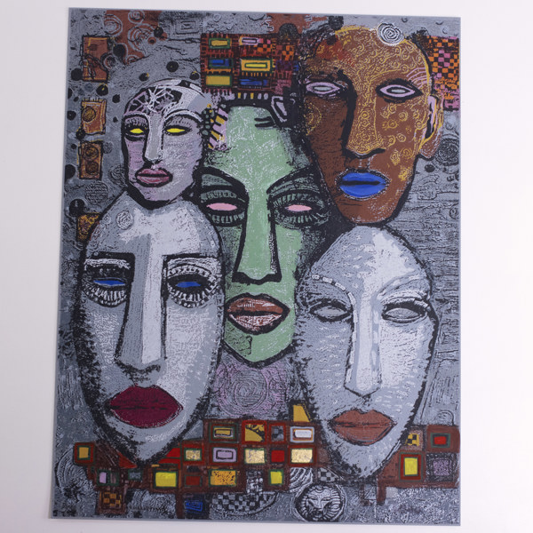 Kent Wahlbeck, litografi, 54/90, signerad, 61x78 cm