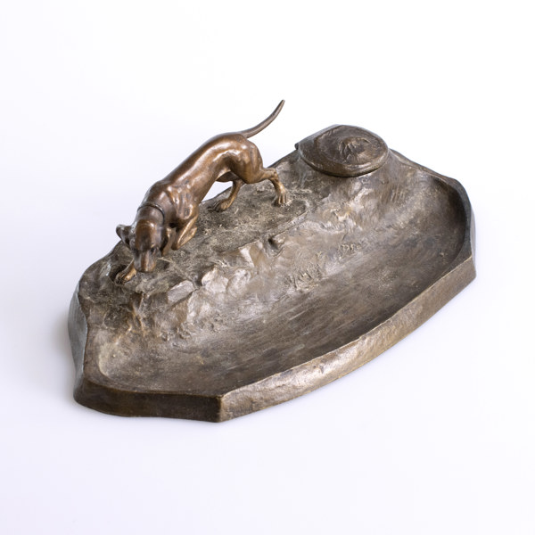 Skrivställ, brons, Stütz, längd 26 cm