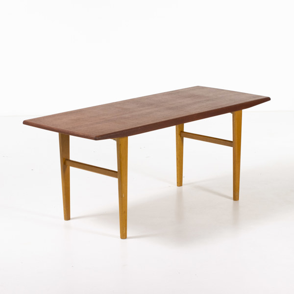 Soffbord, teak, 50/60-tal, längd 135 cm