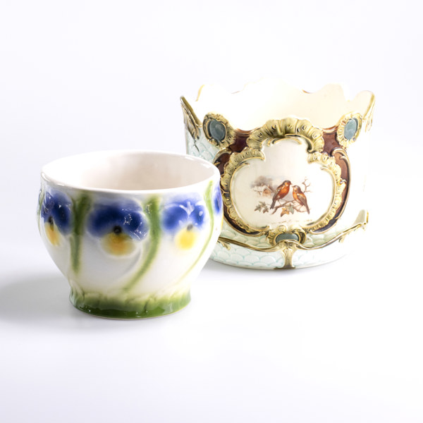 Ytterfoder, 2 st, tidigt 1900-tal, Ø 23 cm