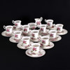 Kaffeservis, 38 delar, "Prairie Rose", Royal Albert