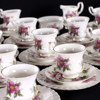 Kaffeservis, 38 delar, "Prairie Rose", Royal Albert