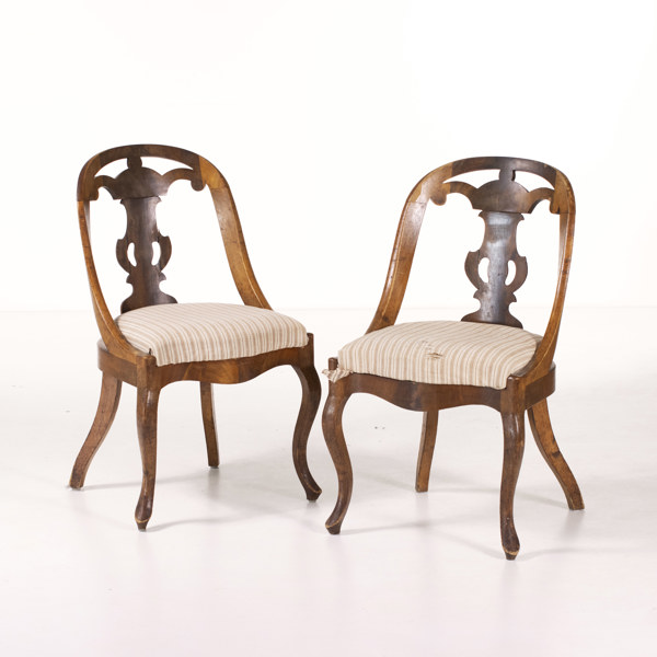 Stolar, ett par, "Göteborgsstolar", nyrokoko