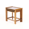 Satsbord, teak, 3 delar
