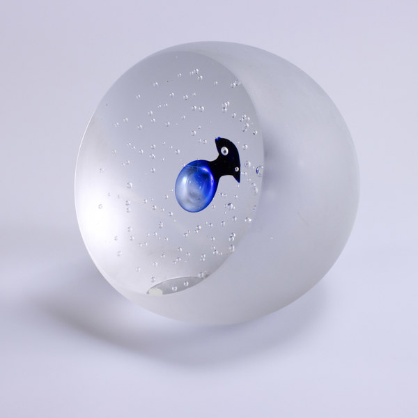 Hanne Dreutler, skulptur, Studio Åhus, signerad, höjd 17 cm