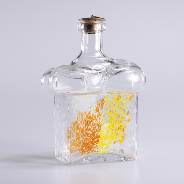 Bertil Vallien, flaska, Boda, höjd 25 cm