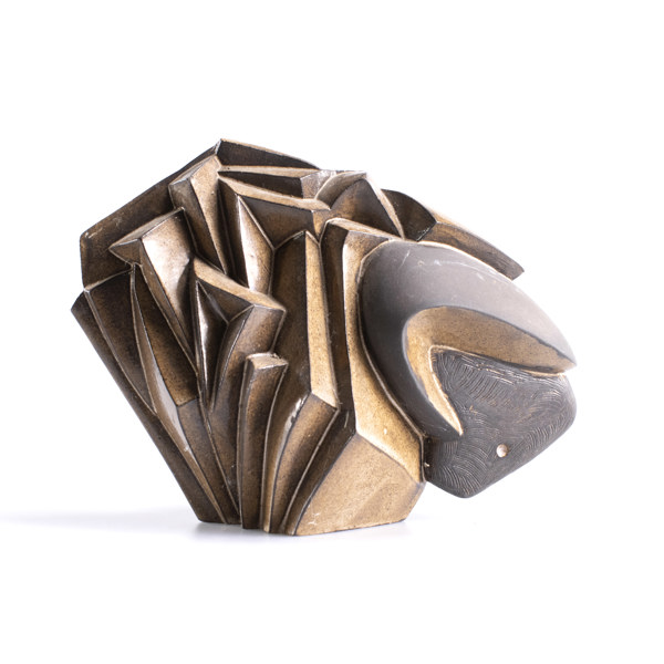 Bo Borgström, figurin, signerad, höjd 16 cm