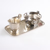 Kaffeservis, 3 delar, silver, 210,9 gram