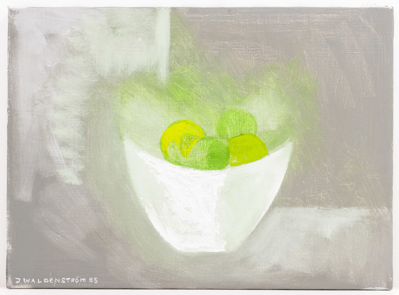 Johan Waldenström, olja på duk, signerad, 58x42 cm