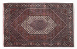 Matta, orientalisk, handknuten, Bidjar, 225x136 cm