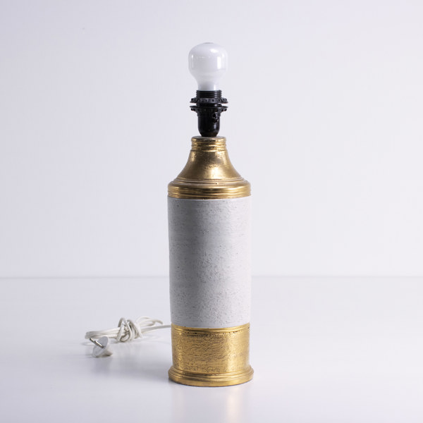 Bordslampa, keramik, Bitossi/Bergboms, höjd 44 cm