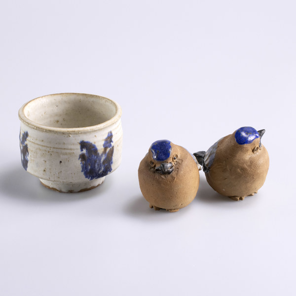 Gunnar Hansson, skål, skulptur, stengods, signerad, Ø 10 cm