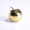 Skulptur, mässing, äpple, höjd 7 cm