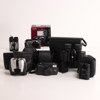 Kameror och kikare, 6 delar, bl a Telemax, Casio, Pentax