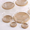 Skålar med korkunderlägg, bl a Signe Persson-Melin, Bodum, Ø 24 cm och mindre