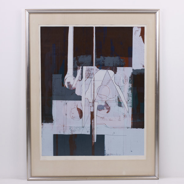 Anders Österlin, litografi, 73/260, signerad, 76x100 cm