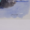 John Wipp, akvarell, signerad, 36x46 cm