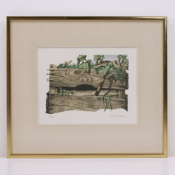 Bengt Böckman, litografi, 32/333, signerad, 40x36 cm