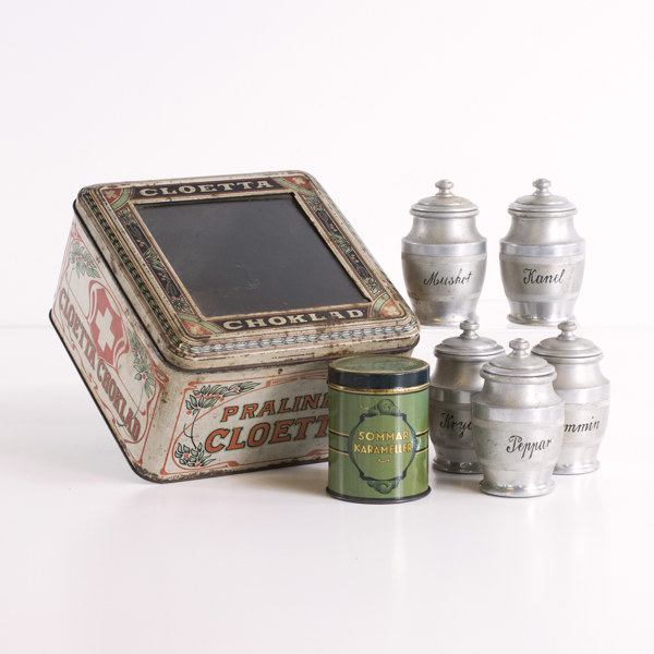 Chokladburk, kryddburkar, 7 delar, bl a Cloetta
