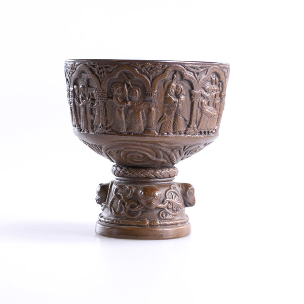 Lauritz Hjorth, dopfunt, höjd 12,5 cm