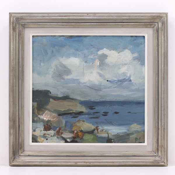 Per Lindekrantz, olja på pannå, signerad, 40x40 cm