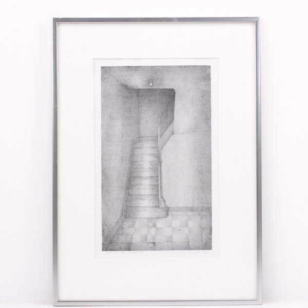 Curt Fors, litografi, 133/170, signerad, 39x54 cm