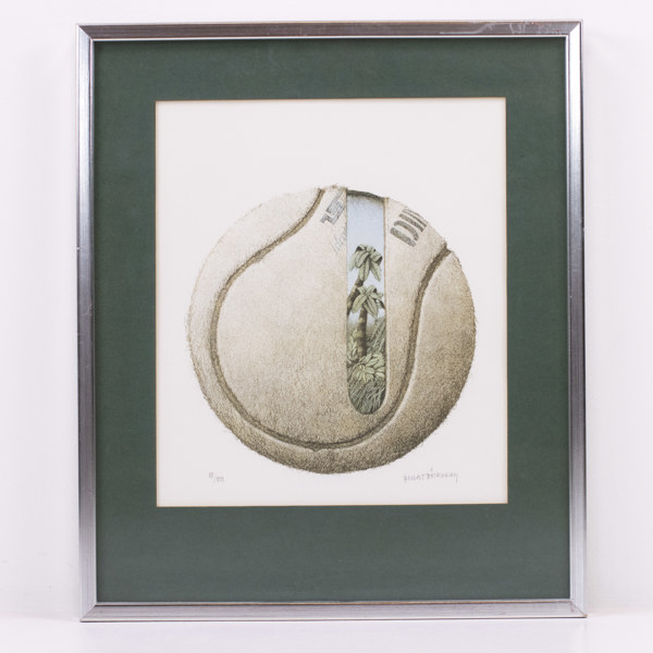Bengt Böckman, litografi, 88/333, signerad, 42x50 cm