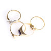 Ringar, 4 st, 18k, vikt 10,7 gram
