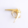 Brosch, 18k guld, vikt 3,5 gram