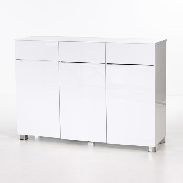 Sideboard, högblank, 00-tal, bredd 120 cm