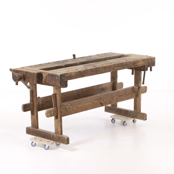 Hyvelbänk, trä, 1900-talets första hälft