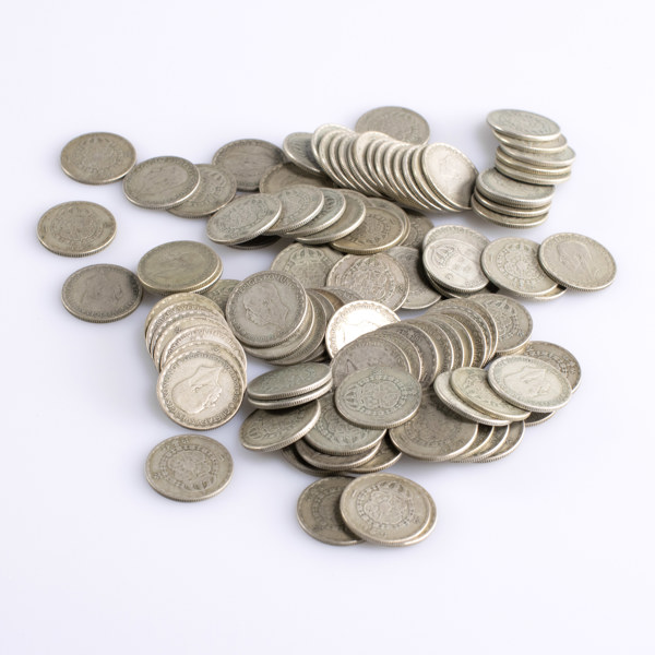 1 kr, Sverige, 112 st, 40% silver