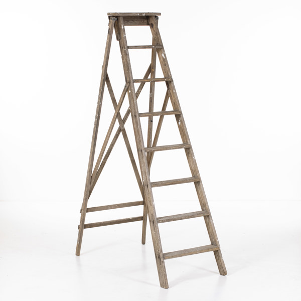 Trappstege, trä, höjd 180 cm