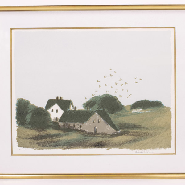 Gustav Rudberg, litografi, 71/360, signerad, 78x67 cm