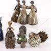 Figuriner, 7 st, bl a Elbogen