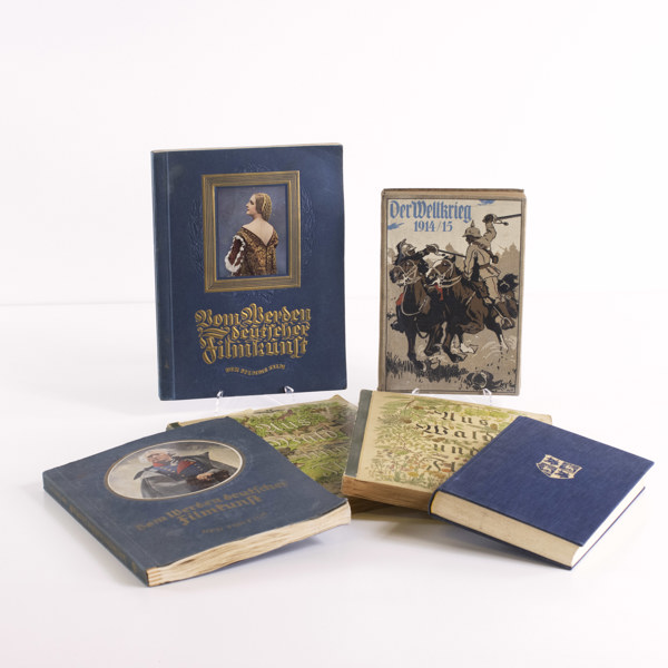 Böcker, Tyskland, 6 st, bl a WW1