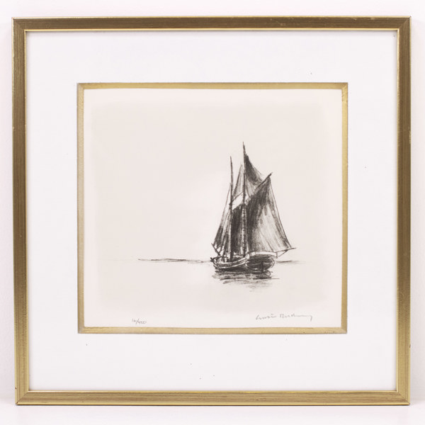 Gustav Rudberg, litografi, signerad, numrerad 16/420