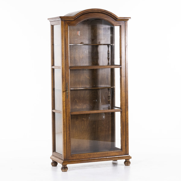 Vitrinskåp, ek, 1900-tal, Selva, Italien, höjd 172 cm