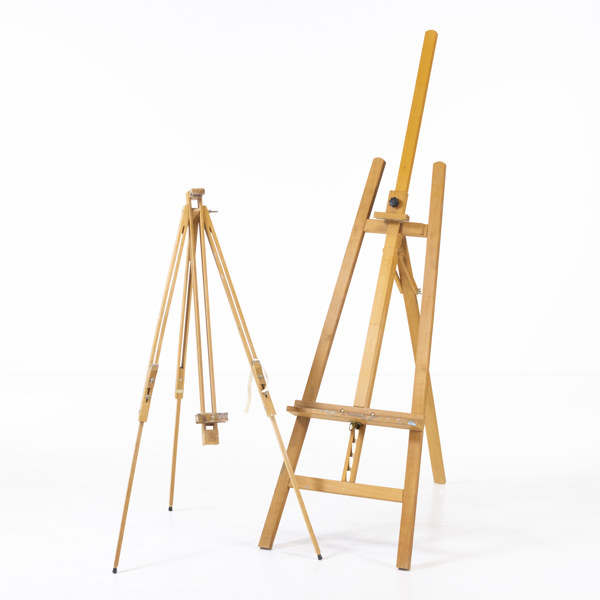 Staffli, 2 st, trä, högsta 170 cm